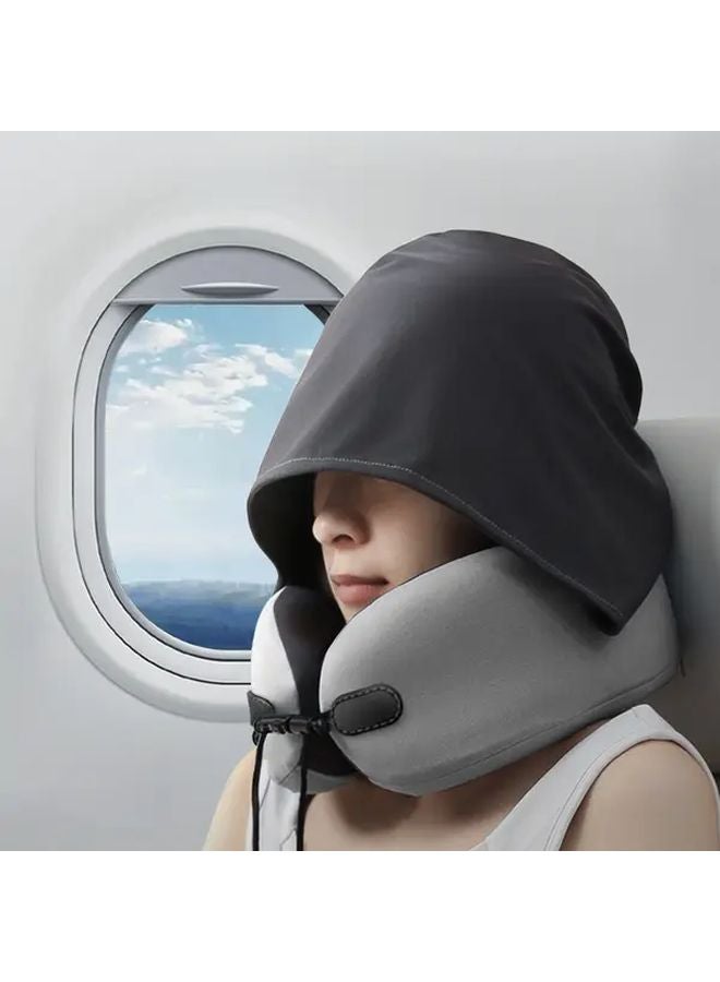 Blue Third Generation Neck Protection U Pillow Travel Essential for Long Flights - Image 5